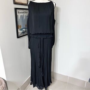 Alfani Black Two Piece Set with Palazzo Pants SZ M